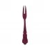 Honorine Aubergine Cocktail Fork 4.75"