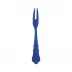 Honorine Lapis Blue Cocktail Fork 4.75"