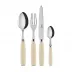 Djembe Ivory 4-Pc Setting (Dinner Knife, Dinner Fork, Soup Spoon, Teaspoon)