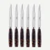 Djembe Faux Tortoise Set Of 6 Steak Knives