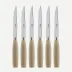 Djembe Faux Horn Set Of 6 Steak Knives