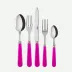 Duo Pink 4-Pc Setting (Dinner Knife, Dinner Fork, Soup Spoon, Teaspoon)