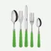 Duo Garden Green 4-Pc Setting (Dinner Knife, Dinner Fork, Soup Spoon, Teaspoon)