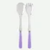Duo Lilac Salad Plate Cutlery Set