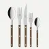 Bistrot Pearly Brown 5 Pieces Cutlery Set