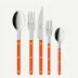 Bistrot Pearly Orange 5 Pieces Cutlery Set