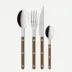 Bistrot Pearly Brown 24 Pieces Cutlery Set 9"1/4