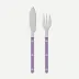 Bistrot Pearly Purple Fish Set 8"1/4