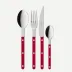 Bistrot Pearly Red 4 Pieces Cutlery Set 9"1/4