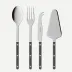 Bistrot Pearly Dark Grey Set Of 4 Bistrot Must-Have Serving Pieces