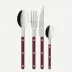 Bistrot Pearly Aubergine 48 Pieces Cutlery Set 9"1/4