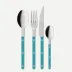 Bistrot Pearly Turquoise 48 Pieces Cutlery Set 9"1/4
