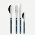 Bistrot Pearly Steel Blue 48 Pieces Cutlery Set 9"1/4