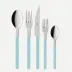 Bistrot Solid Pastel Blue 5 Pieces Cutlery Set