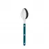 Bistrot Shiny Solid AquamarineBistrot Shiny Aquamarine Dessert Spoon 7.5"