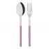 Bistrot Shiny Pink 2-Pc Serving Set 10.25" (Fork, Spoon)