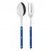 Bistrot Shiny Lapis Blue 2-Pc Serving Set 10.25" (Fork, Spoon)