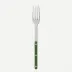Bistrot Solid Green Serving Fork 10"1/4