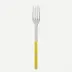 Bistrot Solid Yellow Serving Fork 10"1/4