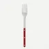 Bistrot Solid Burgundy Serving Fork 10"1/4