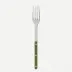 Bistrot Solid Green Fern Serving Fork 10"1/4