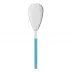 Bistrot Shiny Turquoise Rice Serving Spoon 10.5"