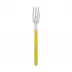 Bistrot Shiny Yellow Small Fork 6.5"