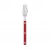 Bistrot Shiny Red Small Fork 6.5"