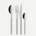 Bistrot Solid Grey 24 Pieces Cutlery Set 9"1/4