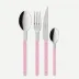 Bistrot Solid Pink 24 Pieces Cutlery Set 9"1/4