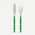 Bistrot Solid Garden Green Fish Set 8"1/4