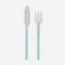 Bistrot Solid Pastel Blue Fish Set 8"1/4