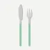 Bistrot Solid Pastel Green Fish Set 8"1/4