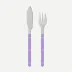 Bistrot Solid Purple Fish Set 8"1/4