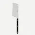 Bistrot Solid Black Cheese Cleaver 8"