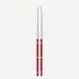 Bistrot Solid Burgundy Pair Of Chopsticks 9"
