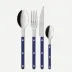 Bistrot Solid Navy Blue 48 Pieces Cutlery Set 9"1/4