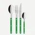 Bistrot Solid Garden Green 48 Pieces Cutlery Set 9"1/4