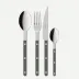 Bistrot Solid Dark Grey 48 Pieces Cutlery Set 9"1/4