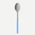 Bistrot Vintage Gingham Blue Serving Spoon 10"1/4