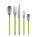Bistrot Vintage Lime 5-Pc Setting (Dinner Knife, Dinner Fork, Soup Spoon, Salad Fork, Teaspoon)