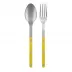 Bistrot Vintage Yellow 2-Pc Serving Set 10.25" (Fork, Spoon)