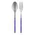 Bistrot Vintage Purple 2-Pc Serving Set 10.25" (Fork, Spoon)