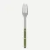 Bistrot Vintage Solid Green Fern Serving Fork 10"1/4