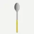 Bistrot Vintage Solid Yellow Serving Spoon 10"1/4