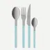Bistrot Vintage Pastel Blue 24 Pieces Cutlery Set 9.25"