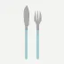 Bistrot Vintage Pastel Blue Fish Set 8.25"