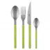 Bistrot Vintage Lime 4-Pc Setting (Dinner Knife, Dinner Fork, Soup Spoon, Teaspoon)