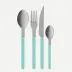 Bistrot Vintage Turquoise 48 Pieces Cutlery Set 9.25"