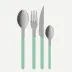 Bistrot Vintage Pastel Green 48 Pieces Cutlery Set 9.25"